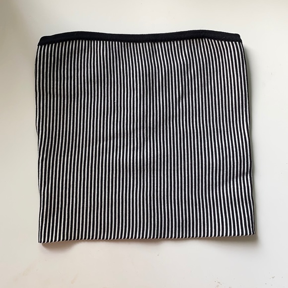Black and White Tube Top - Picture 1 of 3